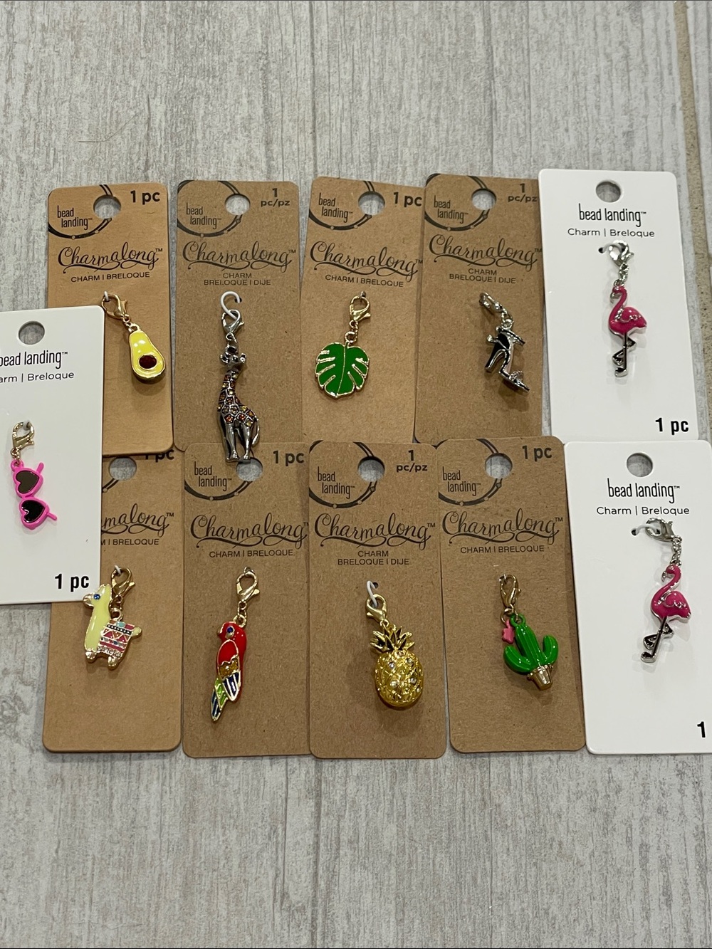 Bead Landing Lot of 11 Clip On Charms NWT